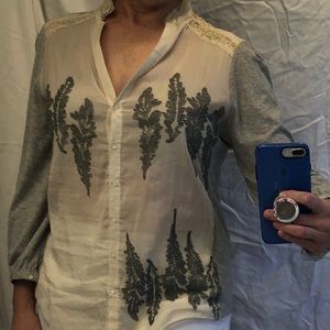 Anthropologie long sleeve top